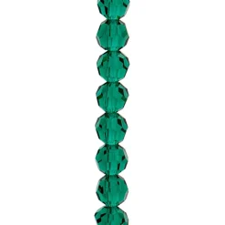 Preciosa Glass Crystal Round Beads, 4mm by Bead Landing™