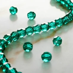 Preciosa Glass Crystal Round Beads, 4mm by Bead Landing™