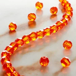 Preciosa Glass Crystal Round Beads, 4mm by Bead Landing™