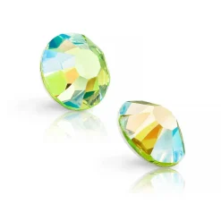 Preciosa MAXIMA SS20 Aurora Borealis Flatback Czech Crystals, 144ct.