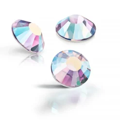 Preciosa MAXIMA SS20 Aurora Borealis Flatback Czech Crystals, 144ct.