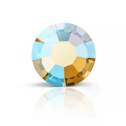 Preciosa MAXIMA SS20 Aurora Borealis Flatback Czech Crystals, 144ct.