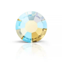 Preciosa MAXIMA SS20 Aurora Borealis Flatback Czech Crystals, 144ct.