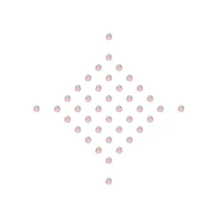 Preciosa 4mm Czech Glass Faceted Round Beads 40 Pieces