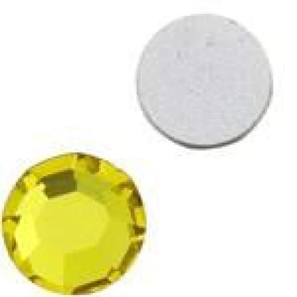 Preciosa VIVA12 144-Piece SS16 Czech Glass Hotfix Flat Back Rhinestones