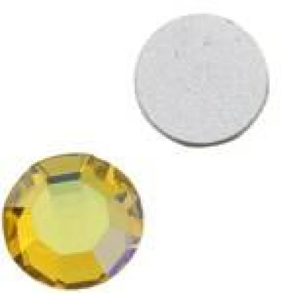 Preciosa VIVA12 144-Piece SS16 Czech Glass Hotfix Flat Back Rhinestones