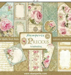 Precious 12x12 Paper Pad - Stamperia