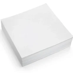 Precut Butcher Paper Sheets for Sublimation & Heat Press Crafts, (Small, 3 in x 3 in) White, Uncoated