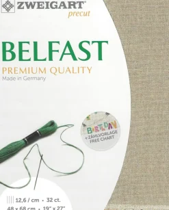 Precut  Zweigart Belfast 32 count Raw