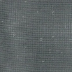 Precut Zweigart Belfast Sparkle 32 count Dark Grey/ Printed Metallic Silver