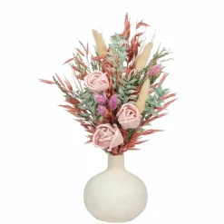 13" Premade Dried Botanical Mix in Ceramic Vase by Ashland®