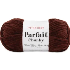 Premier Yarn Parfait Chunky Yarn - Chocolate, 131 yds