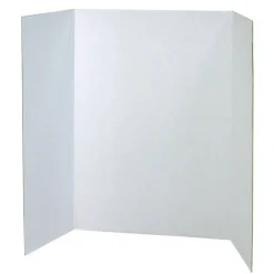 Presentation Board, White, Single Wall, 48" x 36", 1 Board