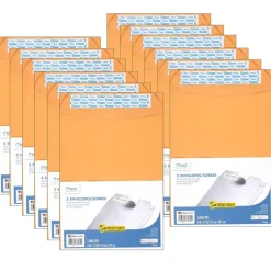 Press-It Seal-It® Envelopes, 9" x 12", 5 Per Box, 12 Boxes