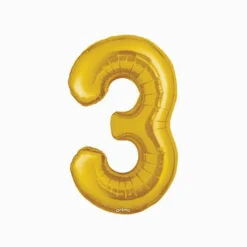 Prima - 34" - Gold - Foil Balloon Numbers