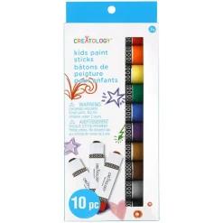 Primary 10 Color Kid's Paint Sticks by Creatology™