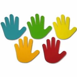6.5" Primary Hand Foam Shapes, 35ct. by Creatology™