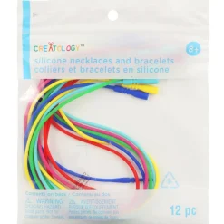 Primary Mix Silicone Bracelets & Necklaces by Creatology™, 12ct.