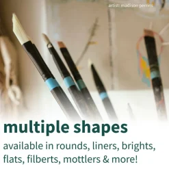 Princeton™ Aspen™ Acrylic & Oil Short Handle Liner Brush