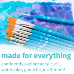 Princeton™ Select Artiste™ #15 5-Piece Synthetic Short Handle Brush Set