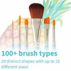 Princeton™ Select Artiste™ #15 5-Piece Synthetic Short Handle Brush Set