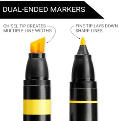 Prismacolor® Premier® Dual-Ended 72 Color Sunflower Box Art Marker Set