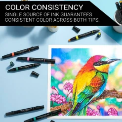 Prismacolor® Premier® Dual-Ended 72 Color Sunflower Box Art Marker Set