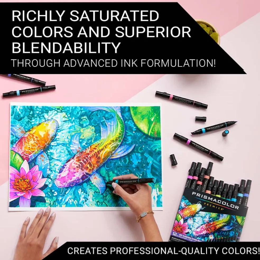 Prismacolor® Premier® Hyper Brights Dual-Ended Art Markers, 12ct.