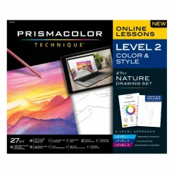 Prismacolor® Technique™ Level 2 Color & Style 27-Piece Nature Drawing Set