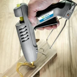 Professional High Performance Wood High Temp Industrial Bond Hot Glue Sticks 10" Amber