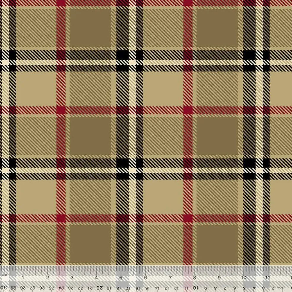 Proper Plaid Anti-Pill Fleece Fabric