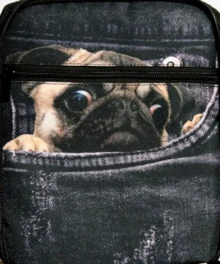 Pug Zippered Lunch Bag