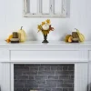 13" Pumpkin And Berries Autumn Arrangement In Decorative Urn