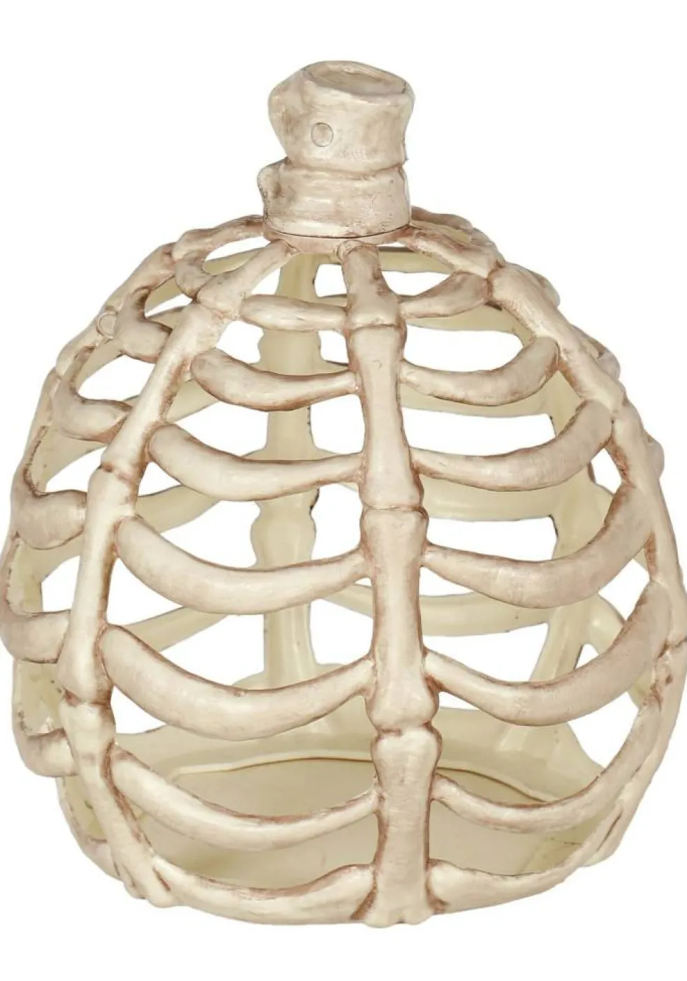 11" Pumpkin Bones Decoration