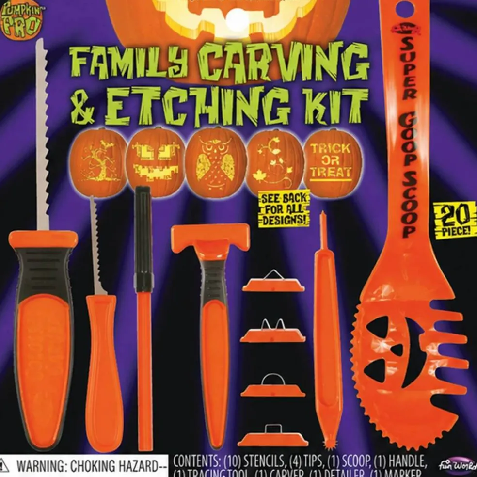 Pumpkin Carving Set with Etching Kit