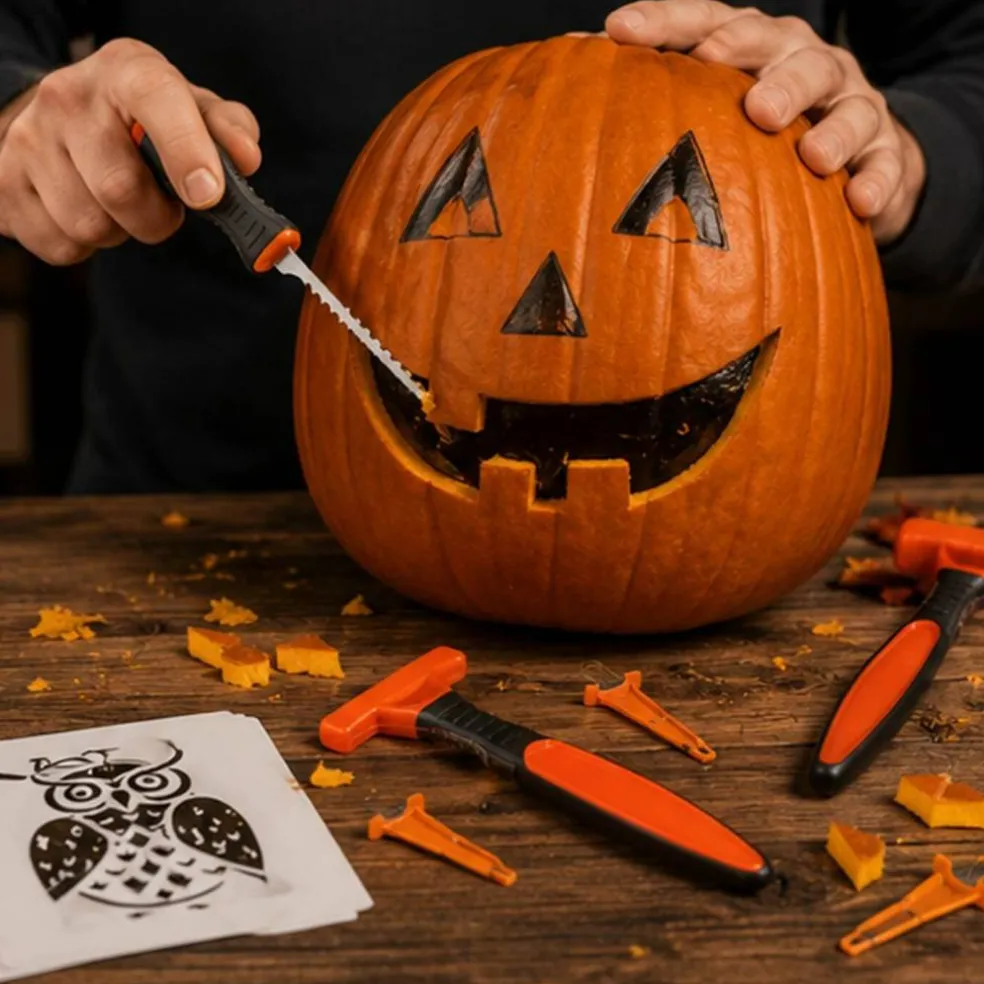 Pumpkin Carving Set with Etching Kit