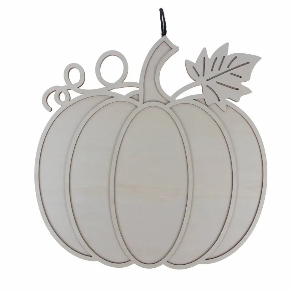 15.5" Pumpkin DIY Wood Plaque by Make Market®