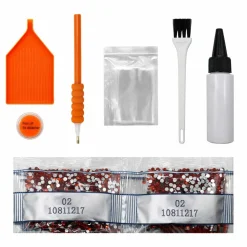 5.5" Pumpkin 3D LED Diamond Art Kit by Make Market®