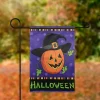 Pumpkin in a Witch Hat Outdoor Garden Flag, 12.5" x 18"