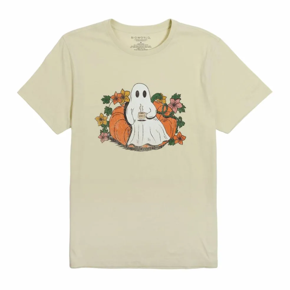 Pumpkin Patch Ghost Adult T-Shirt