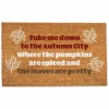 Pumpkins Are Spiced and Leaves Are Pretty Doormat