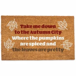 Pumpkins Are Spiced and Leaves Are Pretty Doormat