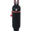 PuniLabo Stand Up Pen Case - Black Rabbit