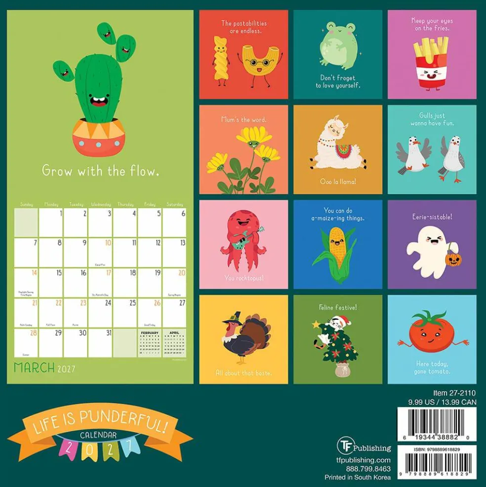 2027 Puns Mini Calendar
