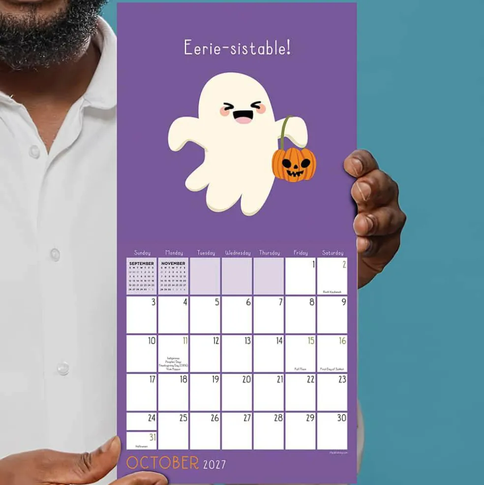 2027 Puns Mini Calendar