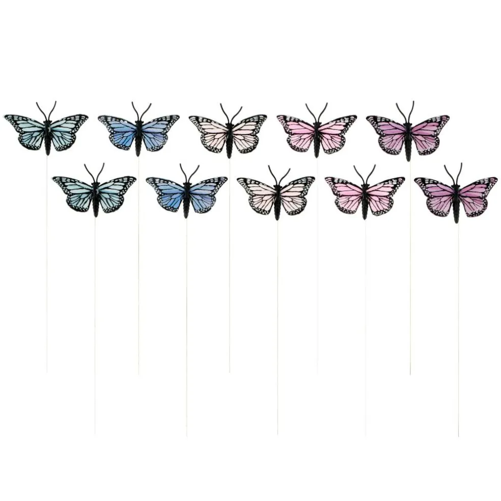 Purple & Blue Feather Butterflies, 10ct. by Ashland®