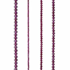 Purple Faceted Glass Round Beads by Bead Landing™