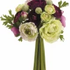 Purple & Green Ranunculus Bouquet