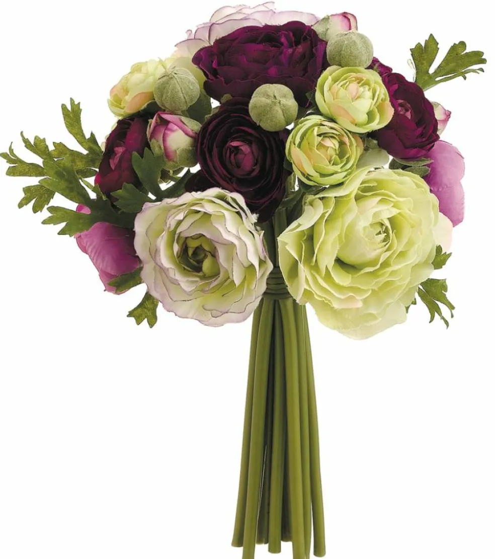 Purple & Green Ranunculus Bouquet