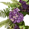 24” Purple Hydrangea with Berry Wreath